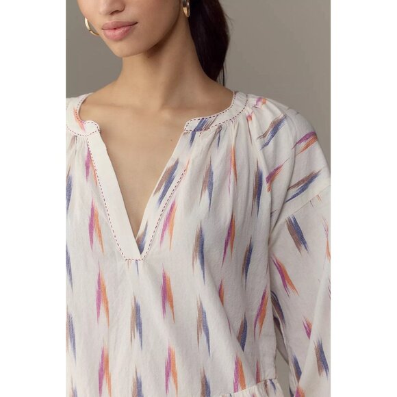 NWT Size L - Velvet by Graham & Spencer 100% Cotton Romee Dress (NWT US$ 179) - Picture 4 of 12